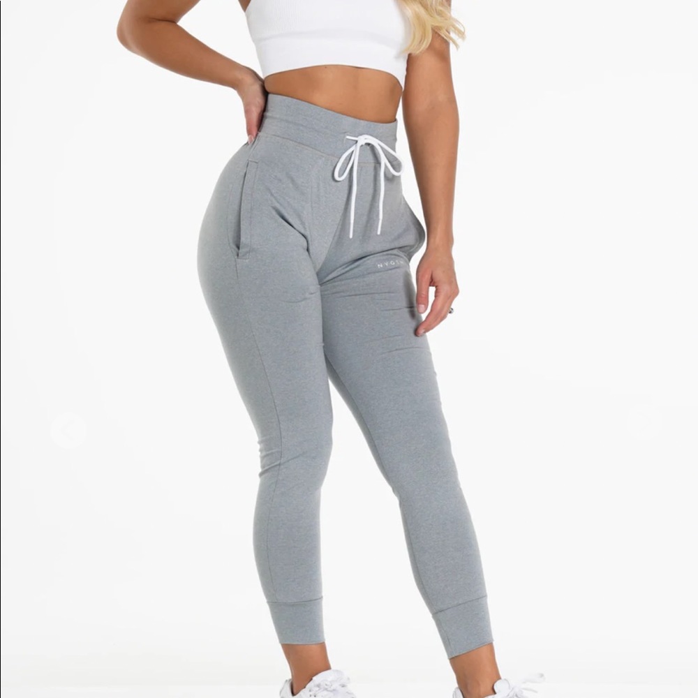 NVGTN silver mist joggers